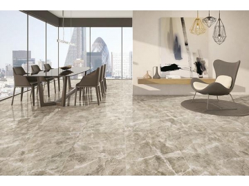 Cloud Grey Marble Tile  (Wall Ceramic Tile, Floor Ceramic Tile, Interior Ceramic Tile, Exterior Tile)
