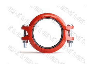 Angle Pad Grooved Piping System Pipe Coupling