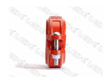 Angle Pad Grooved Piping System Pipe Coupling