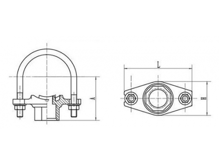 U-Bolt Mechanical Tee