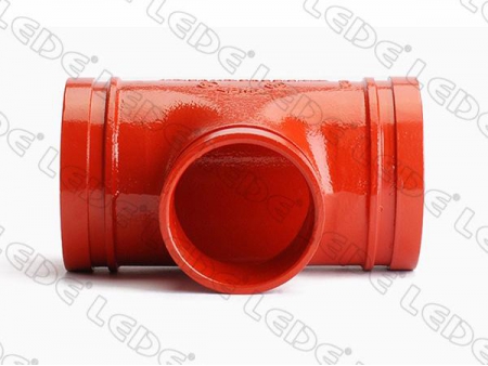 Grooved Pipe Reducing Tee