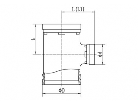 Grooved Pipe Reducing Tee