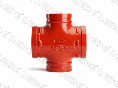 Grooved Reducing Cross Pipe Fittings