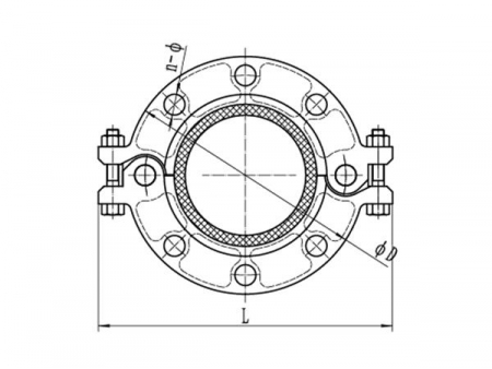 PN16 Grooved Pipe Flange