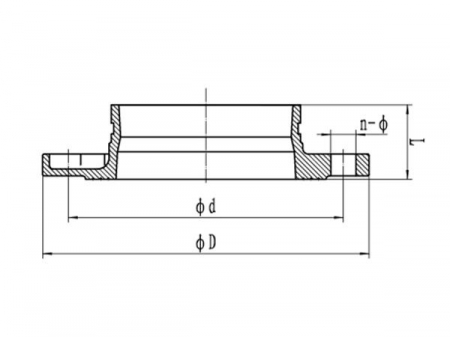 PN16 Grooved Flange Adapter