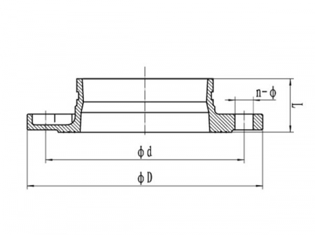 ANSI 125/150 Grooved Flange Adapter