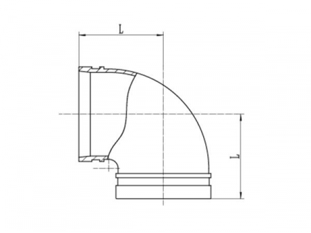 90 Degree Grooved Pipe Elbow Fittings