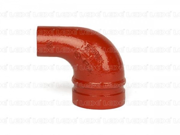 90 Degree Grooved Reducing Pipe Elbow Fittings