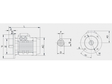 YE2 Series AC Induction Motor, Asynchronous Motor