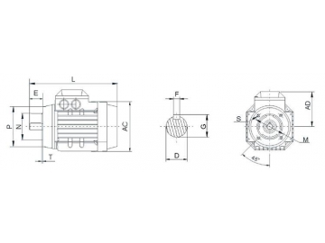 YE3 Series AC Induction Motor, Asynchronous Motor