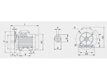 YE3 Series AC Induction Motor, Asynchronous Motor