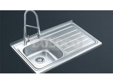 BL-961L/R Topmount Single Bowl Stainless Steel Kitchen Sink