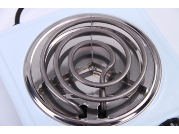 Electric Burner with Heat Distribution Coil