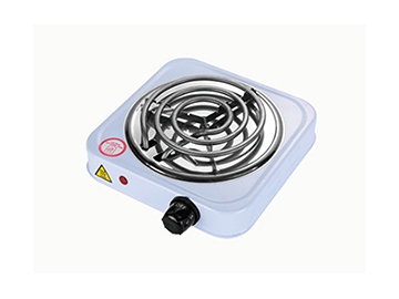 Electric Burner with Heat Distribution Coil
