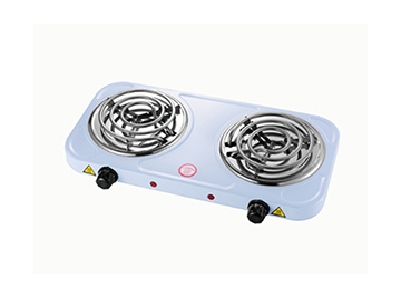 Electric Burner with Heat Distribution Coil