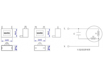 CBB61 Motor Run Capacitor(Metallized Polypropylene Film)