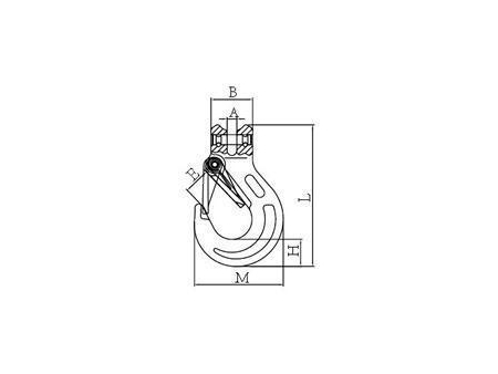 Alloy Steel Sling Hook (Eye Hook, Clevis Hook)