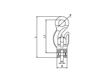 Alloy Steel Eye Grab Hook