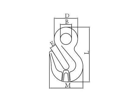 Alloy Eye Shortening Grab Hook