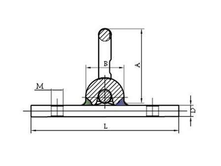 Alloy Steel Weld On D Ring