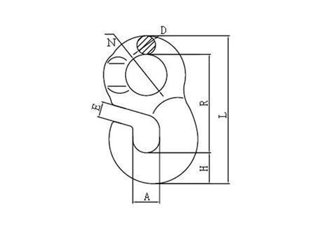 G80 Alloy Steel G Hook