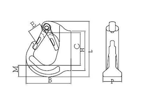 Alloy Steel Weld On Hook