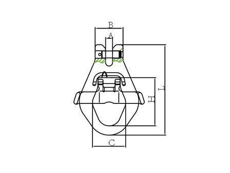 Container Lifting Clevis Link