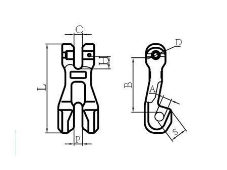 Alloy Steel Clevis Shortening Clutch