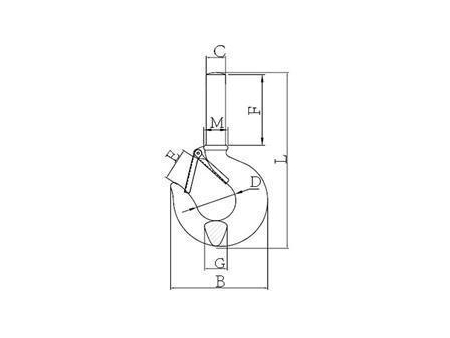 Alloy Steel Forged Shank Hook