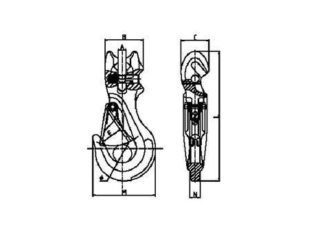 Alloy Steel Shortening Clutch Sling Hook