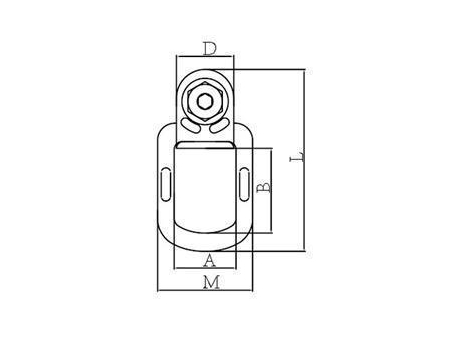Alloy Steel Pivoting Lifting Ring