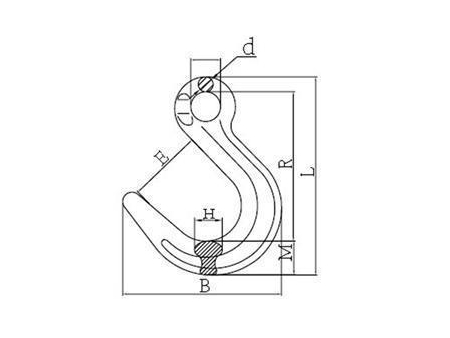 Alloy Steel Eye Foundry Hook