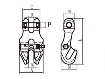 Alloy Steel Clevis Clutch