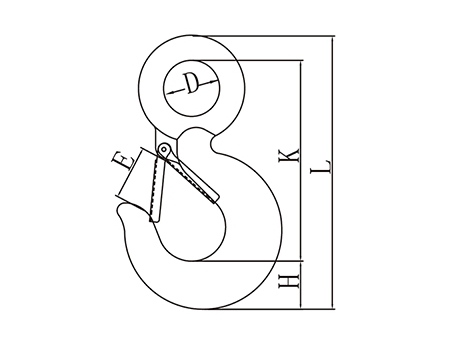 Alloy Steel Eye Sling Hook