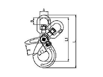 Alloy Steel Self Locking Eye Hook