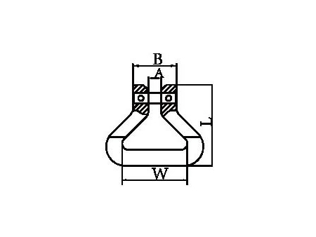 G80 Clevis Link for Web Sling