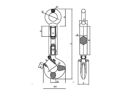 Alloy Shank Hook with Eye Screw ROV