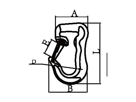 G80  Hook  for Web  Sling