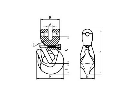 G80 Clevis Grab Hook