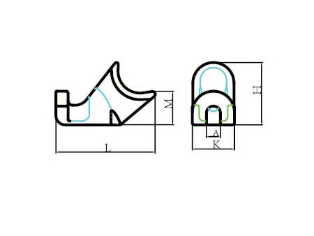 Alloy Grab Hook for Webbing