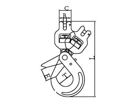 G80 Clevis Swivel Self Locking Hook with Bearing