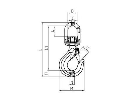 Swivel Hook With Bearing
