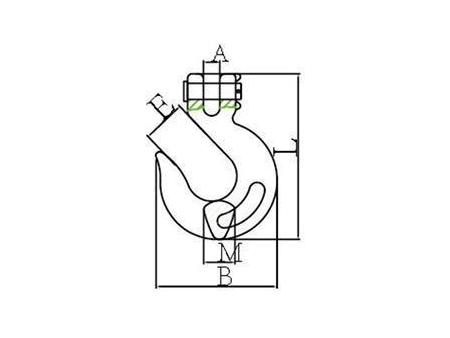 Alloy Steel Clevis Slip Hook