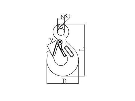 DIN 689 Carbon Steel Hook with Latch