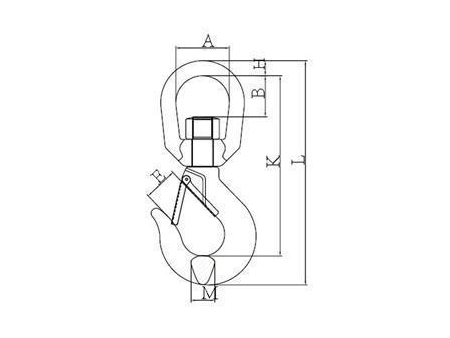 Alloy and Carbon Steel Forged Swivel Hook