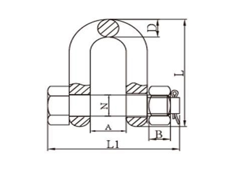 G8 Alloy Steel Shackles