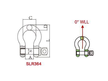 High Strength Forged Bow Shackle