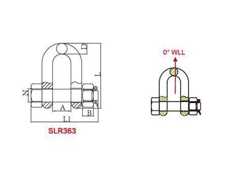 High Strength Forged D Shackle