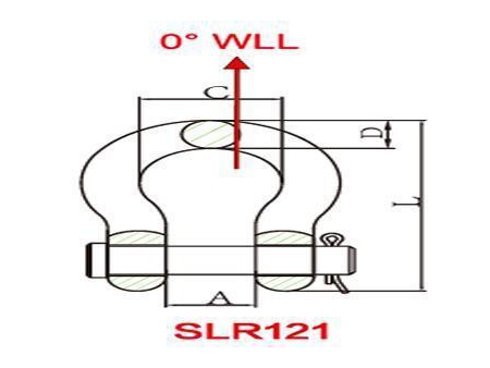 Round Pin Anchor Shackle