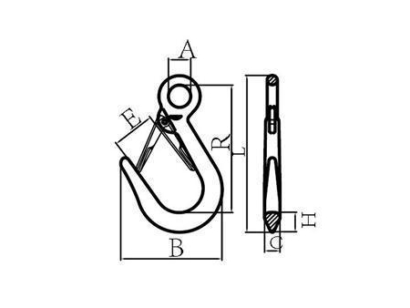 Alloy Steel Eye Latch Lifting Hook